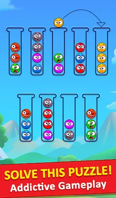 Ball Sort Puzzle - Bubble Sort - Screenshot 4