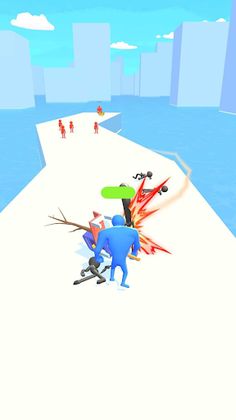 Mob Smasher: Run Stickman Game - Screenshot 1