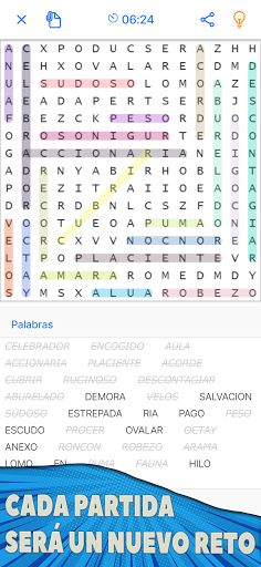 Sopas de letras infinitas - Screenshot 1