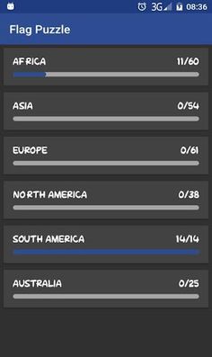 Puzzles of Flags - Screenshot 1