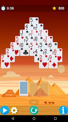 Solitaire  - Pyramid Classic - Screenshot 2