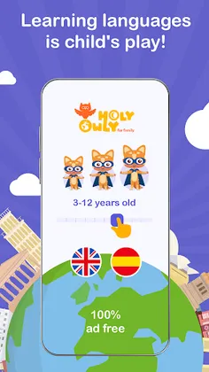 Holy Owly - languages for kids - Screenshot 1