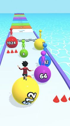 Dennis & Gnasher: 2048 BallRun - Screenshot 4