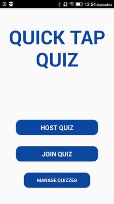 Quick Tap Quiz - Screenshot 1