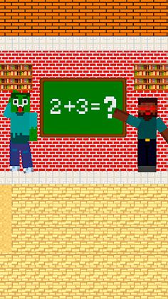 Herobrine Monster School - Screenshot 1