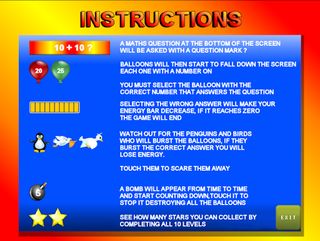 Balloon Burst Maths - Screenshot 2