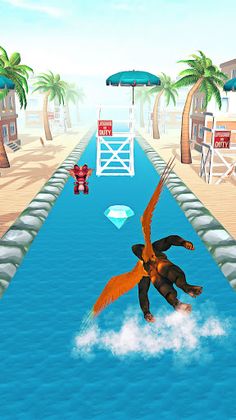 Flying Monkey - Funny Gorilla - Screenshot 2