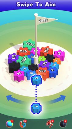 Merge Blocks 3D - 2048 Puzzle - Screenshot 1