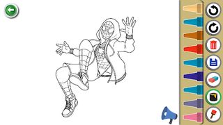 Spider Rope Hero Coloring Book - Screenshot 1