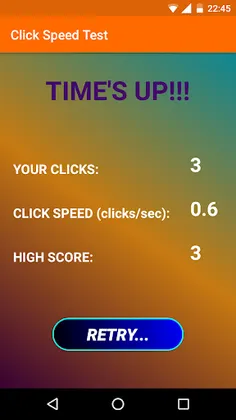 Click Speed Test - Screenshot 3
