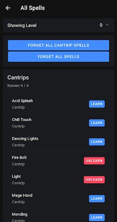 Random 5e Spellbooks - Screenshot 4