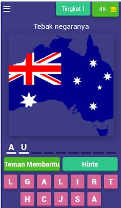 Tebak negara dari peta - Screenshot 1