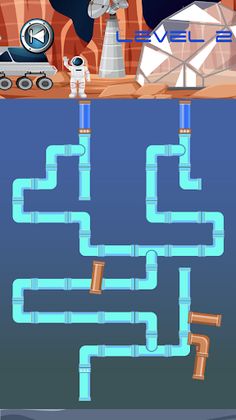 Space Pipes Connect Puzzle - Screenshot 2