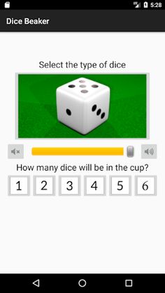 Dice Beaker - Screenshot 1