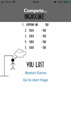 Multiplayer Hangman game - Screenshot 3