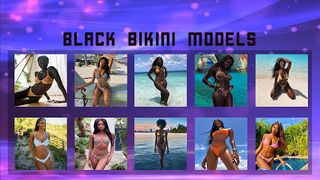 Black Bikini Model - Screenshot 1
