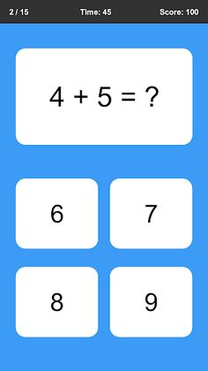 Math Game - Screenshot 1
