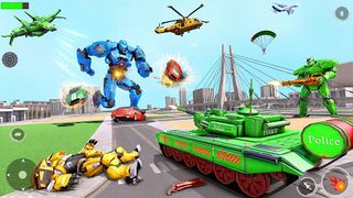 Police Tank Robot Transform 3d - Screenshot 1