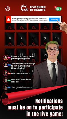 Live Queen of Hearts - Screenshot 1