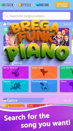 Musica Brega   Piano Tiles - Screenshot 1