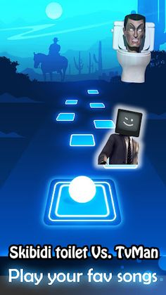 Skibidi Vs. Tvman Tiles Music - Screenshot 4