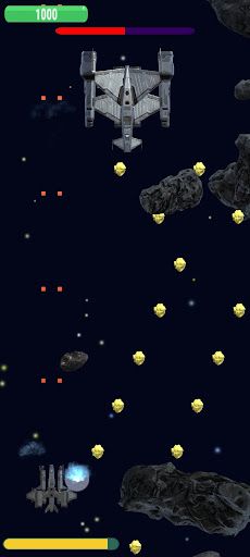 Dodging Asteroids - Galaxy War - Screenshot 2