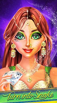 Snake Girl Salon - Naagin Game - Screenshot 1