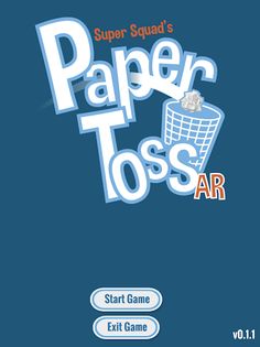 Paper Toss AR - Screenshot 1
