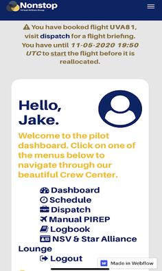 NSV Crew Centre - Screenshot 2