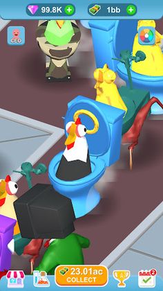 Toilet Chicken - Screenshot 2