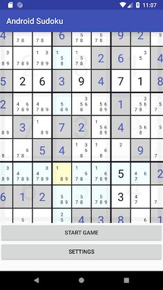 Android Sudoku - Screenshot 2