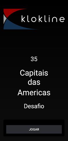 35 Capitais Americas Desafio - Screenshot 1