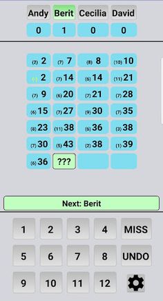 Molkky - Scoretable for Mölkky - Screenshot 1