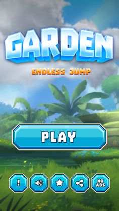 Garden Endless Jump - Screenshot 1