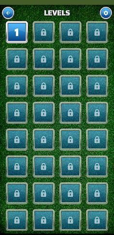 Memory game for football - Screenshot 2