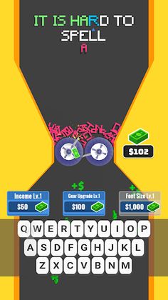 Grinding Letters - Screenshot 1