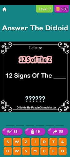Ditloids - Word Puzzles Trivia - Screenshot 1