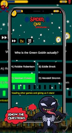 Spider Hero Quiz - Screenshot 1