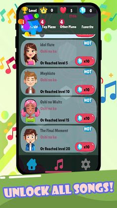 Oshi No Ko Game Music Piano - Screenshot 3