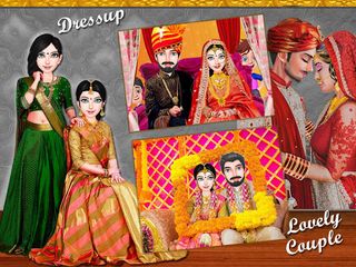 Indian Wedding Makeup Dressup - Screenshot 1