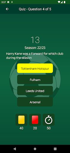 English Football Quiz Online - Screenshot 2