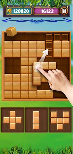 Wood Puzzle Block ¾ - Screenshot 1