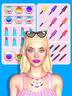 Lip Art Beauty Makeup Games - Screenshot 1