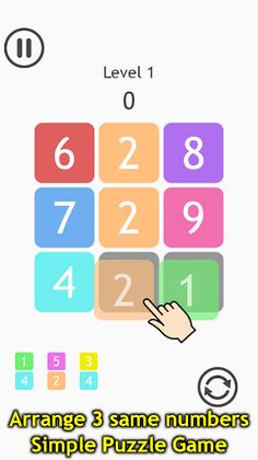 Number Tic-Tac-Toe IQ Puzzle - Screenshot 1
