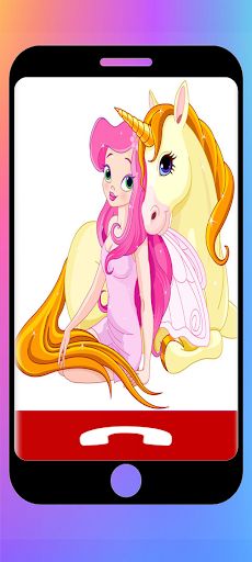 Fake Call - Unicorn & Princess - Screenshot 3