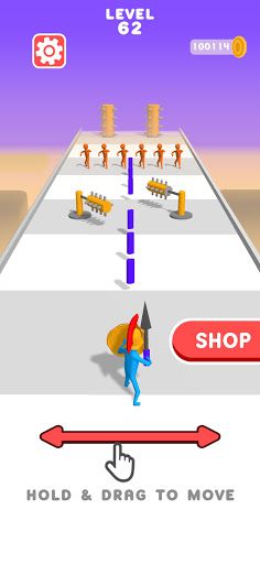 Pikeman Clash Runner 3D - Screenshot 1