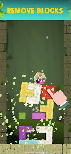 Temple Fall - Hexagon Drop - Screenshot 2