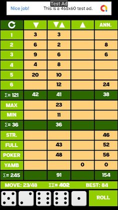 Classic Yamb - Screenshot 4