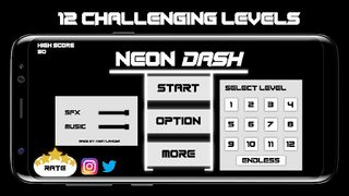 Neon Dash - Screenshot 1