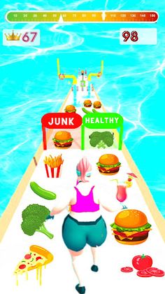 Body Race Run 3d fat 2 fit - Screenshot 2